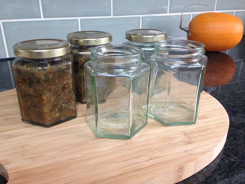 sterilising glass jars