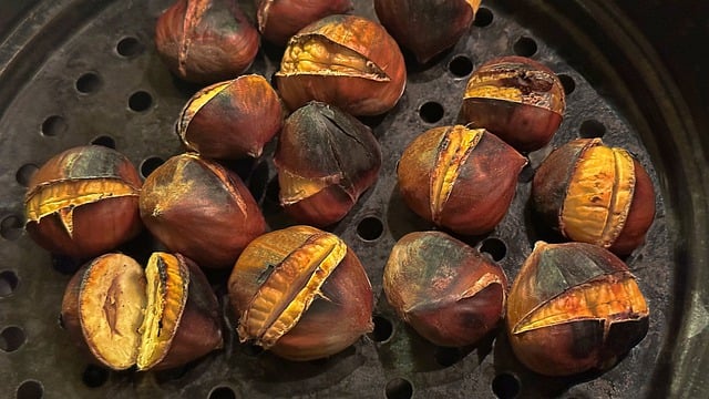 how to roast sweet chestnuts