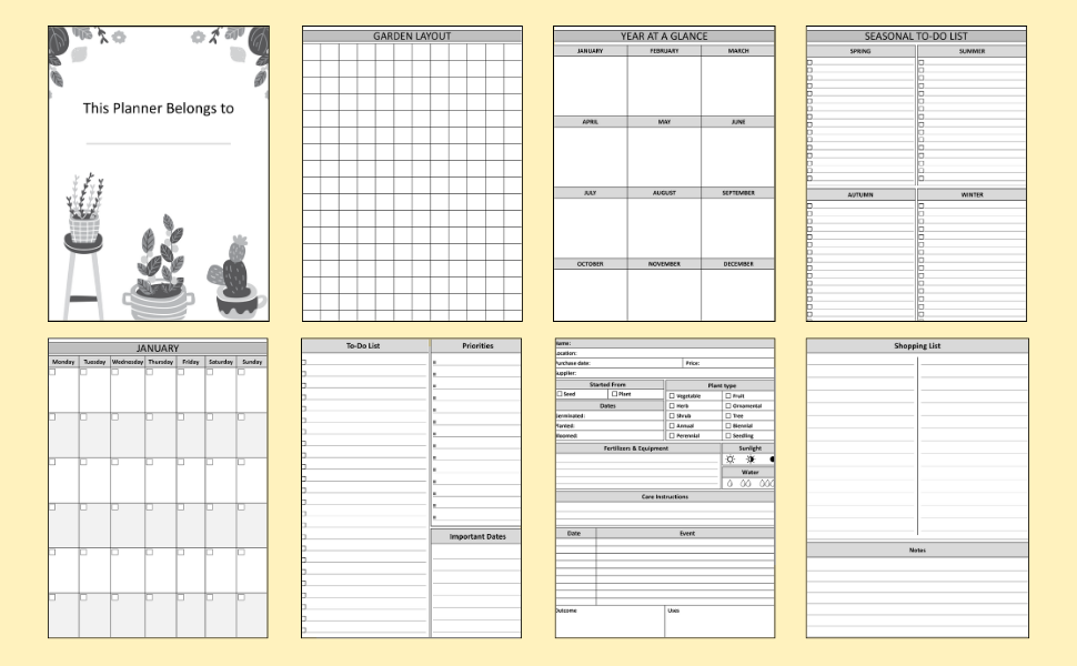 Garden planner