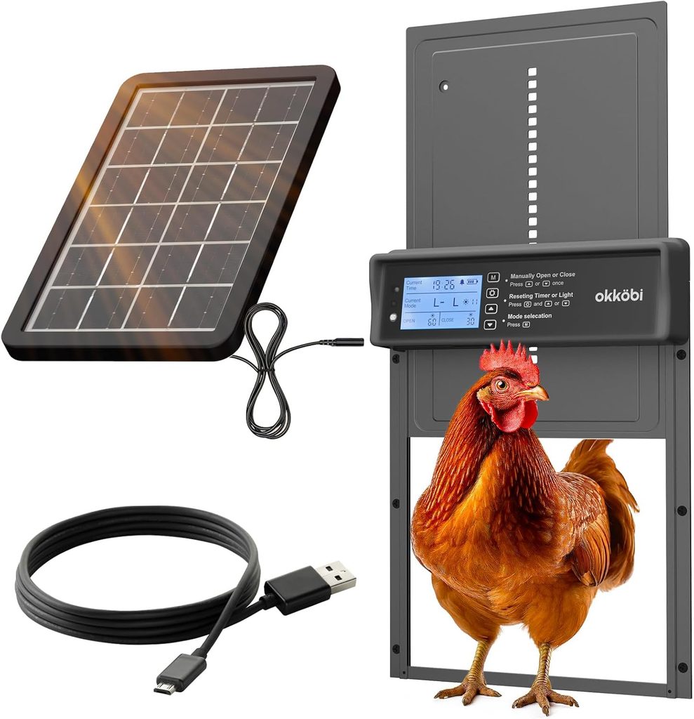 Okkobi chicken coop door